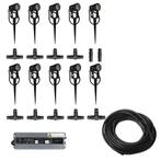 10x LED grond spot - 12V - 3 watt - complete set, Télécoms, Émetteurs & Récepteurs, Verzenden