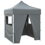 vidaXL Partytent met 4 zijwanden inklapbaar 2x2 m staal, Tuin en Terras, Verzenden, Nieuw