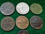 Duitsland. Lot of 7 coins, incl. Silbergroschen, various
