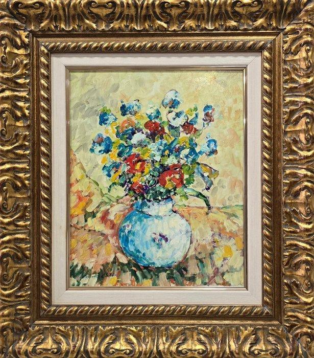 Lluís Domingo Abelló (1917) - Estallido de flores, Antiek en Kunst, Kunst | Schilderijen | Klassiek