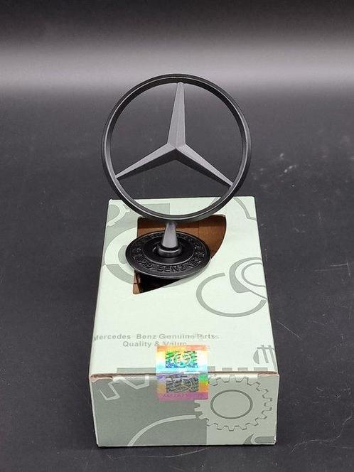 Insigne Matt Black Edition! Mercedes Hood Star - Duitsland -, Antiek en Kunst, Kunst | Designobjecten