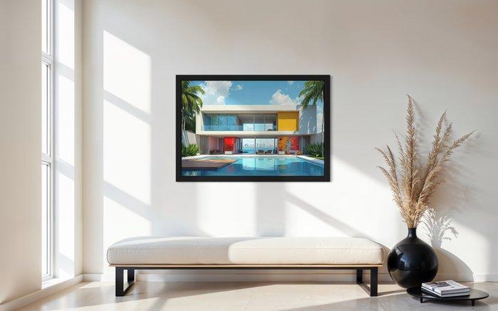 KOYA (1967) - Archi Dream in the City Toile 1/1 XL, Antiek en Kunst, Kunst | Designobjecten