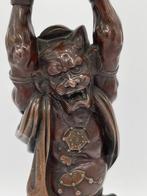 Zinklegering - Oni met koro - Meiji periode (1868-1912)