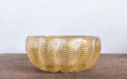 Barovier & Toso - Ercole Barovier - Bol - Cordonato Oro -, Antiek en Kunst, Antiek | Glaswerk en Kristal