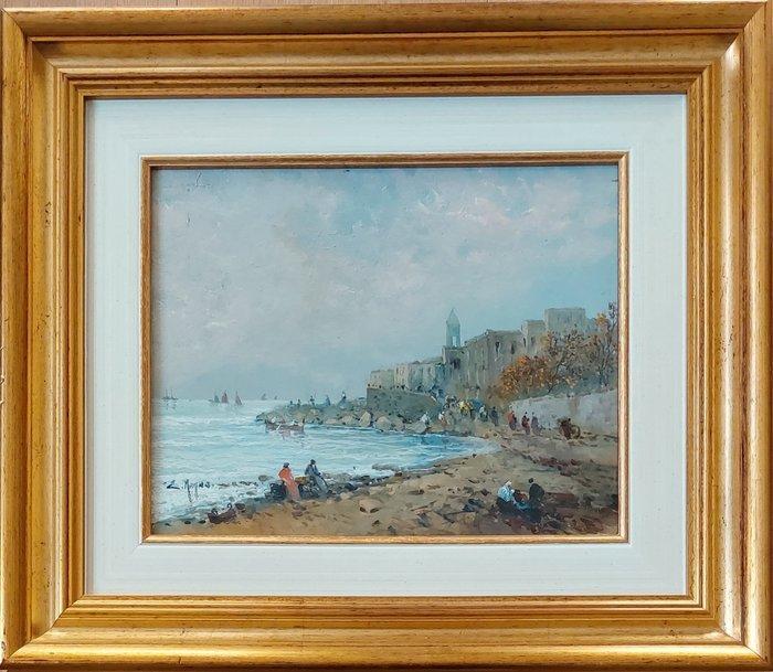 Eugenio Magno (1944) - Marina, Antiquités & Art, Art | Peinture | Classique