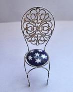 Italian Silversmith - Centre de table - Miniature chaise en