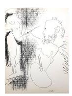 Pablo Picasso (1881-1973) - Le Peintre et son modèle (R.