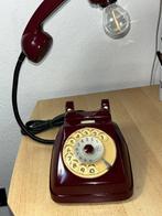 Lampe de table - pvc laiton métal - Téléphone des années 60