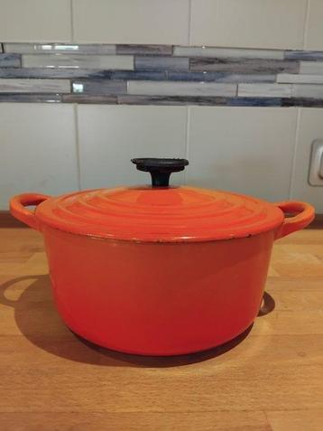 Le Creuset - Braadpan - Lettertype - In uitstekende staat beschikbaar voor biedingen