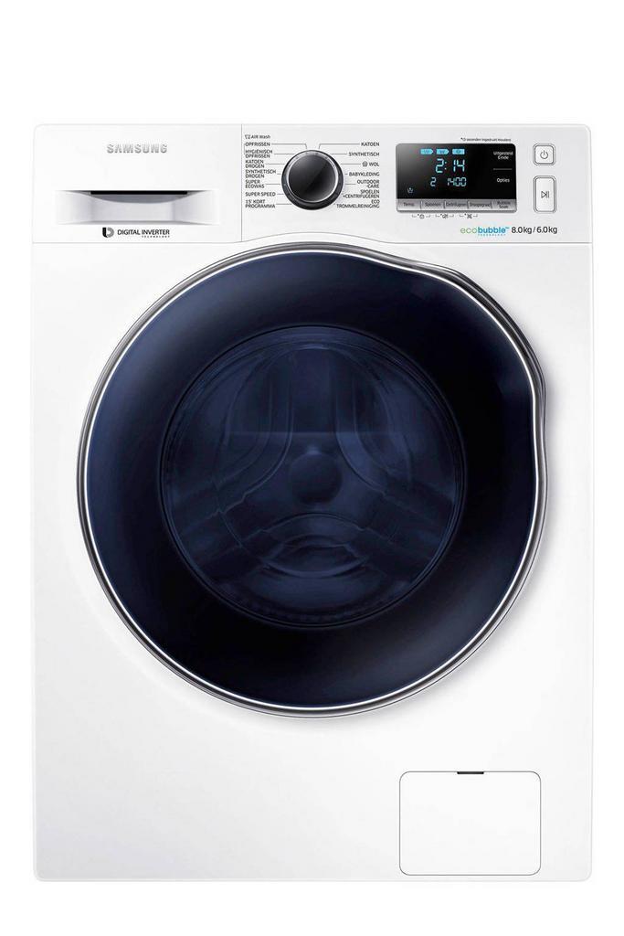 Samsung Wd80j6400aw – Wasmachine – 8 Kg – 1400 Toeren –, Elektronische apparatuur, Wasmachines, Ophalen of Verzenden