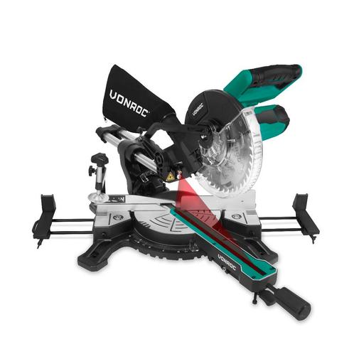 Afkortzaag 1500W – 216mm - met laser | Incl. 40-tands, Doe-het-zelf en Bouw, Gereedschap | Zaagmachines, Nieuw, Verzenden