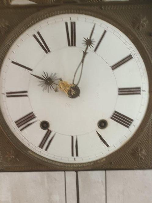 Horloge comtoise - Antique Émail, Métal - 1800-1850, Antiek en Kunst, Antiek | Klokken