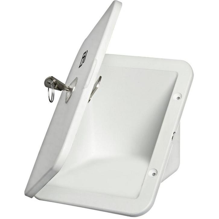 Luik voor Dekvuldop 190x148mm met Slot Wit, Watersport en Boten, Bootonderdelen, Nieuw, Ophalen of Verzenden