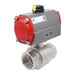 Vanne À Bille Pneumatique G4 Laiton Fermeture Par Ressort, Verzenden