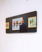 Gerard Boersma (1976) - Ice Cream Cones (painting of man, Antiek en Kunst, Kunst | Schilderijen | Modern