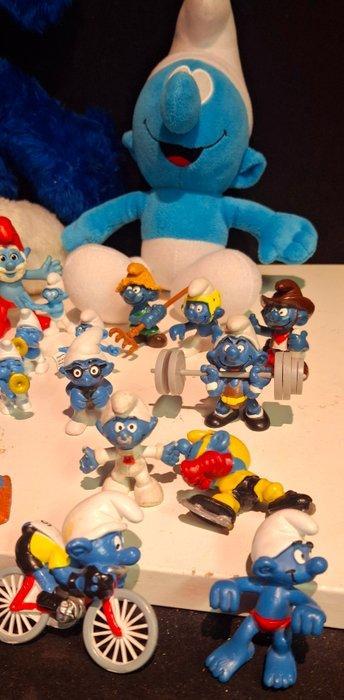 Peyo - Figuur - 53x Smurfen (53) - PVC, Pluche, lastic, Antiek en Kunst, Antiek | Overige Antiek