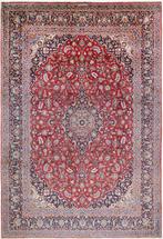 Origineel Kashan rood klassiek gesigneerd tapijt -, Nieuw