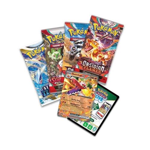 Pokémon - 4 Box - Pokemon TCG: Paldea Partners ex Tin sealed, Hobby en Vrije tijd, Verzamelkaartspellen | Pokémon