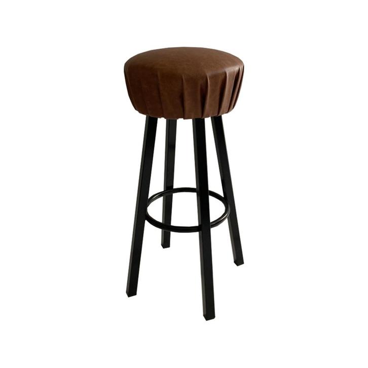 Barkruk Gezellig Vintage - Cognac- Vintage/Café, Huis en Inrichting, Barkrukken, Ophalen