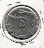 Belgique. Léopold III. 5 Francs 1936/37 morin 451A-, Postzegels en Munten, Munten | Nederland
