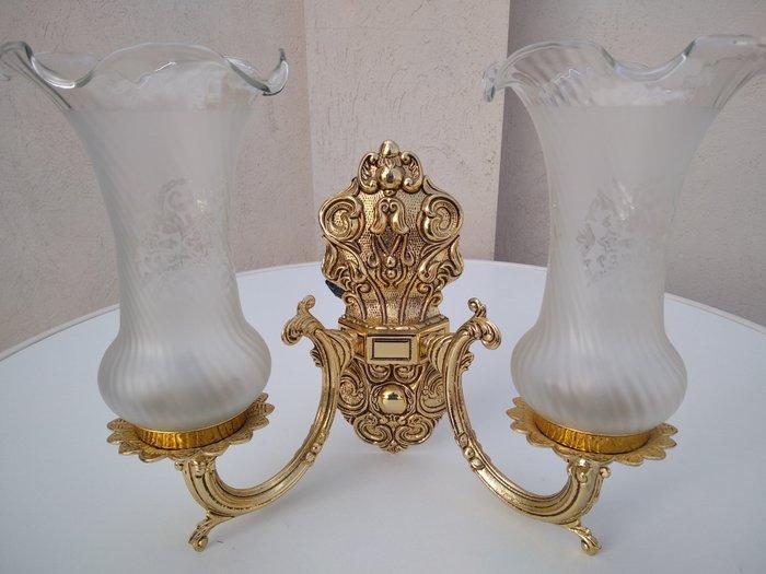 Lamp - Kristal, Metaal, Antiek en Kunst, Curiosa en Brocante