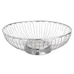 Open brood en fruitschaal RVS | 9(h) x 25,5(Ø)cm Olympia, Verzenden, Nieuw in verpakking