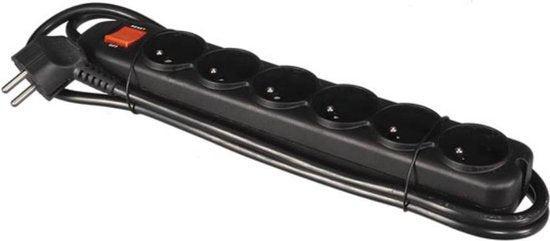 2dekans | Perel Stekkerdoos met schakelaar,, Doe-het-zelf en Bouw, Elektriciteit en Kabels, Ophalen of Verzenden