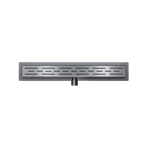 Douchegoot Wiesbaden Met Flens 80x7cm 6.7cm Diep Gunmetal, Doe-het-zelf en Bouw, Sanitair, Douche, Nieuw, Ophalen of Verzenden