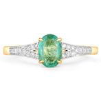 Zonder minimumprijs - Ring - 14 karaat Geel goud - 0.71ct., Nieuw