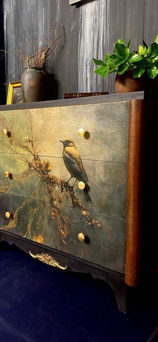 Ladekast - Hout - Commode Art Déco gerestaureerd met, Antiek en Kunst, Curiosa en Brocante