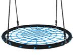 Nestschommel - 100 cm - open gevlochten - blauw - tot 150 kg, Kinderen en Baby's, Ophalen of Verzenden, Nieuw