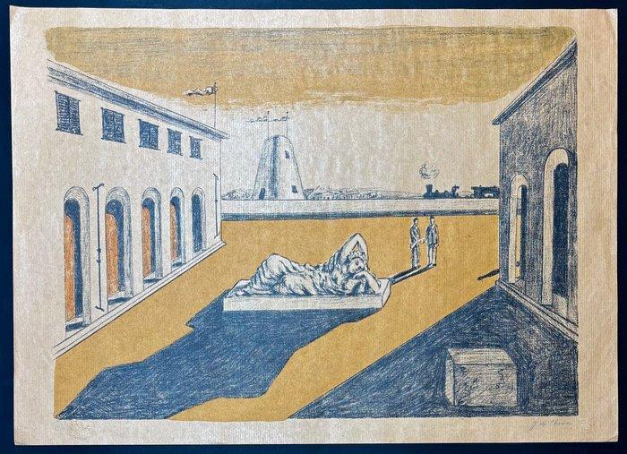 Giorgio De Chirico (1888-1978) - Piazza dItalia, Antiek en Kunst, Antiek | Overige Antiek
