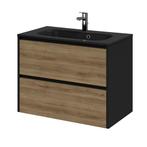 Tiger Reverse Meubelset 80 cm met 2 lades Chalet eik - Mat, Doe-het-zelf en Bouw, Ophalen of Verzenden, Nieuw, Bad