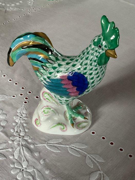 Beeldje - Fishnet Rooster - Porselein, Antiquités & Art, Antiquités | Verre & Cristal
