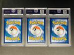 Pokémon - 3 Graded card - Charizard, Venusaur, Blastoise, Nieuw