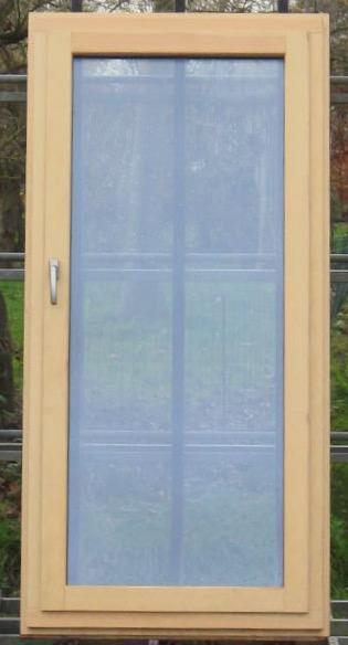 houten terrasraam , raam ,chassis 96 x 198 hout /kwartsgrijs, Doe-het-zelf en Bouw, Raamkozijnen en Schuifdeuren, Inclusief glas