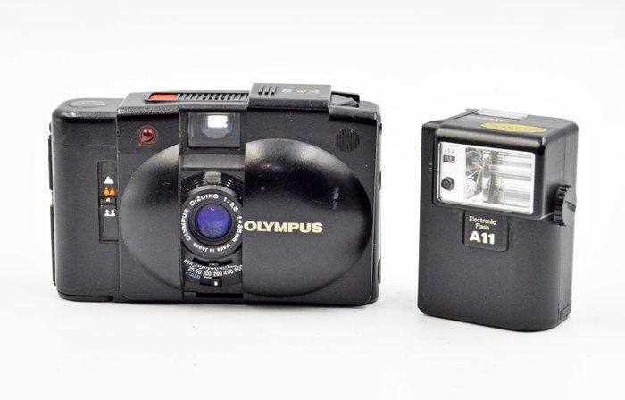 Olympus XA-2 + flash A11 | Analoge camera, Audio, Tv en Foto, Fotocamera's Analoog