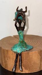 Abdoulaye Derme - sculptuur, Figurine - 18 cm - Gepatineerd, Antiek en Kunst
