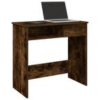 vidaXL Bureau 80x40x75 cm bewerkt hout gerookt eikenkleurig, Huis en Inrichting, Bureaus, Verzenden, Nieuw