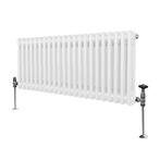 Traditionele 2 Kolom Radiator - 300 x 1012mm - Wit, Doe-het-zelf en Bouw, Verzenden, Nieuw