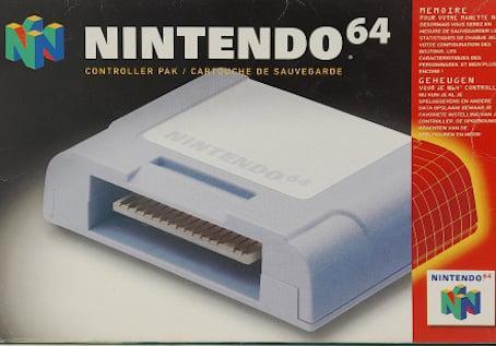 Nintendo 64 Controller Pak in Doos (N64 Accessoires), Games en Spelcomputers, Spelcomputers | Nintendo 64, Zo goed als nieuw, Ophalen of Verzenden