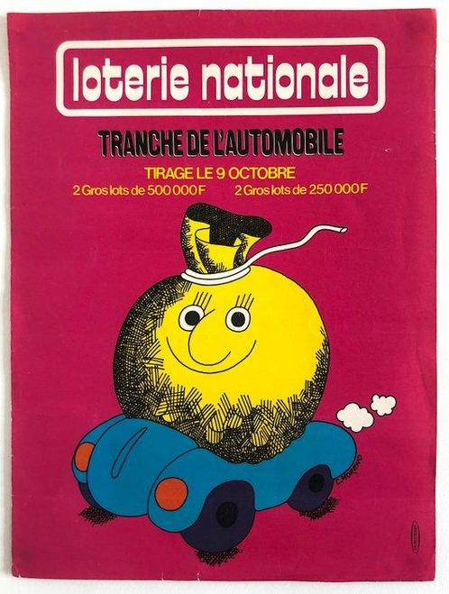 C. Moreno - C. Moreno - Loterie nationale - Tranche de, Antiek en Kunst, Kunst | Tekeningen en Fotografie