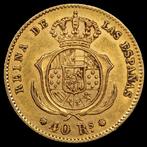 Spanje. Isabel II. 40 Reales 1863 - Barcelona (Zonder