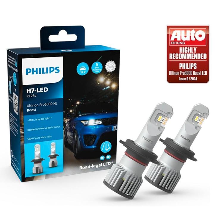 Philips H7-LED Ultinon Pro6000 Boost 11972U60BX2 LED Lampen, Auto-onderdelen, Verlichting, Nieuw, Verzenden