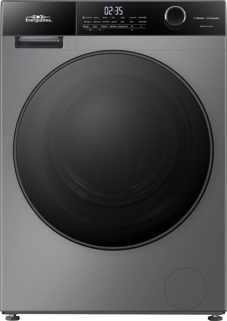 Everglades Evwm71412ag - Wasmachine - 7 kg - 1400 tpm -, Electroménager, Lave-linge, Enlèvement ou Envoi