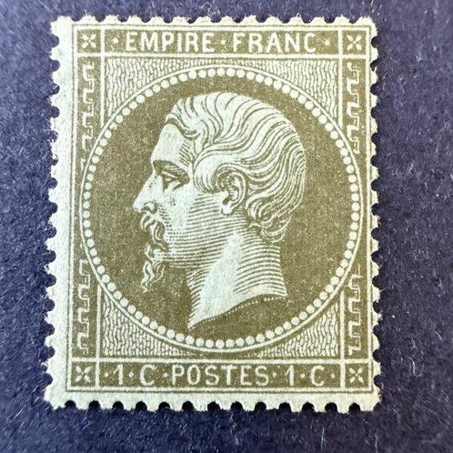 Frankrijk  - Y&T 19 Napoléon 1c olijf en NIEUW * - TB, Postzegels en Munten, Postzegels | Europa | Frankrijk