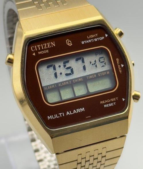 Citizen - LCD Multi Alarm - Digitaluhr – Ref. 4-097246 TA /, Handtassen en Accessoires, Horloges | Heren