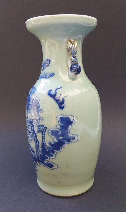 Vase - Porcelaine - Chine - Guangxu (1875–1908) - Celadon, Antiek en Kunst, Antiek | Overige Antiek