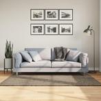vidaXL Vloerkleed ISTAN hoogpolig glanzend 120x170 cm grijs, Huis en Inrichting, Verzenden, Nieuw