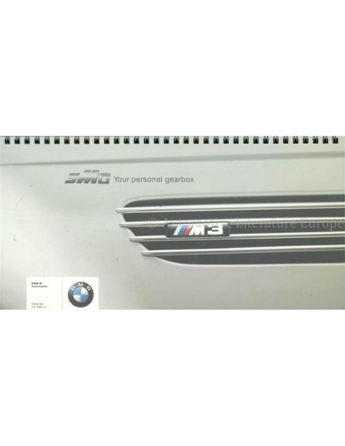 2001 BMW M3 (SMG II) BROCHURE DUITS, Livres, Autos | Brochures & Magazines